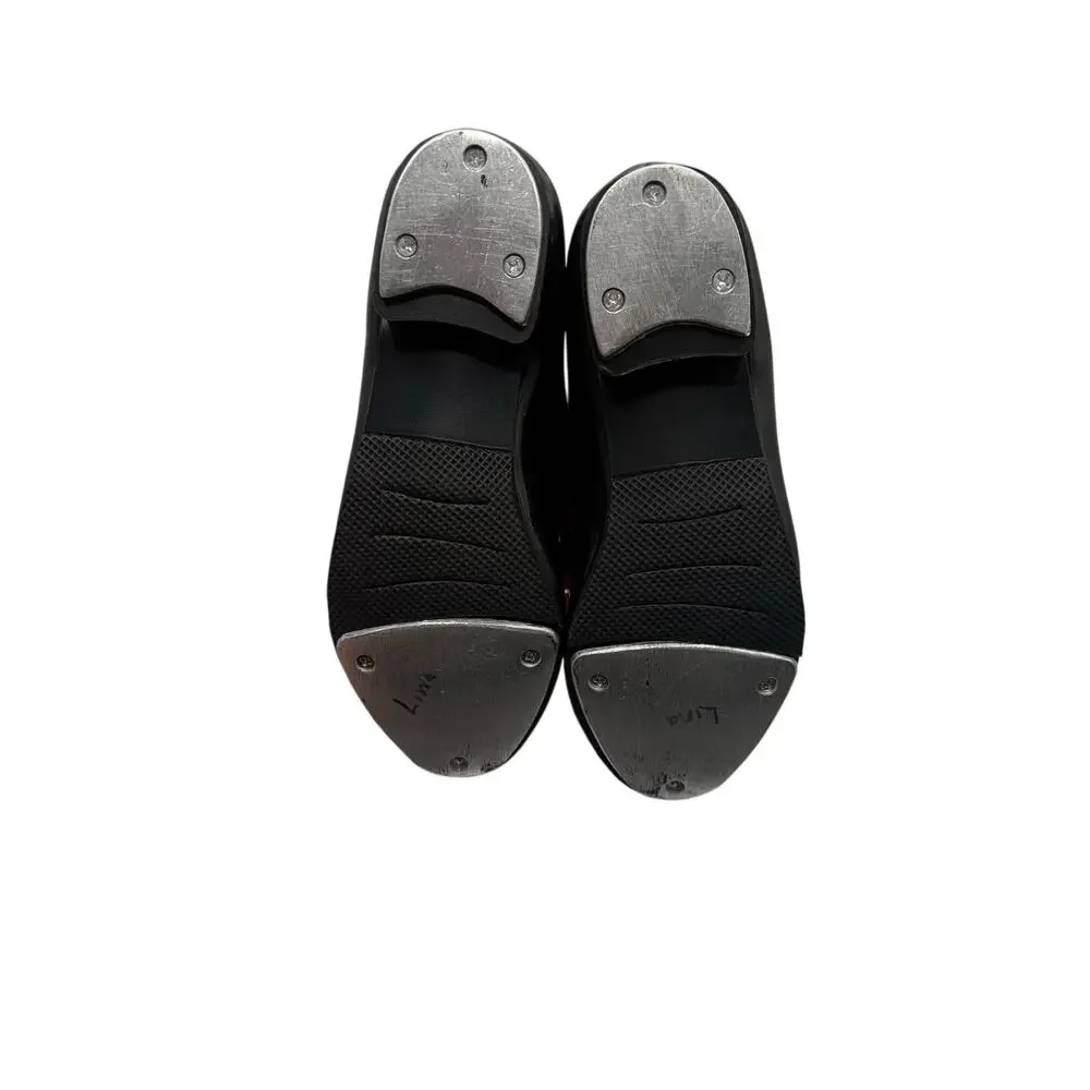 Black Mary Jane Tap Shoes Girls Size 12C Dance Recital Practice Performance